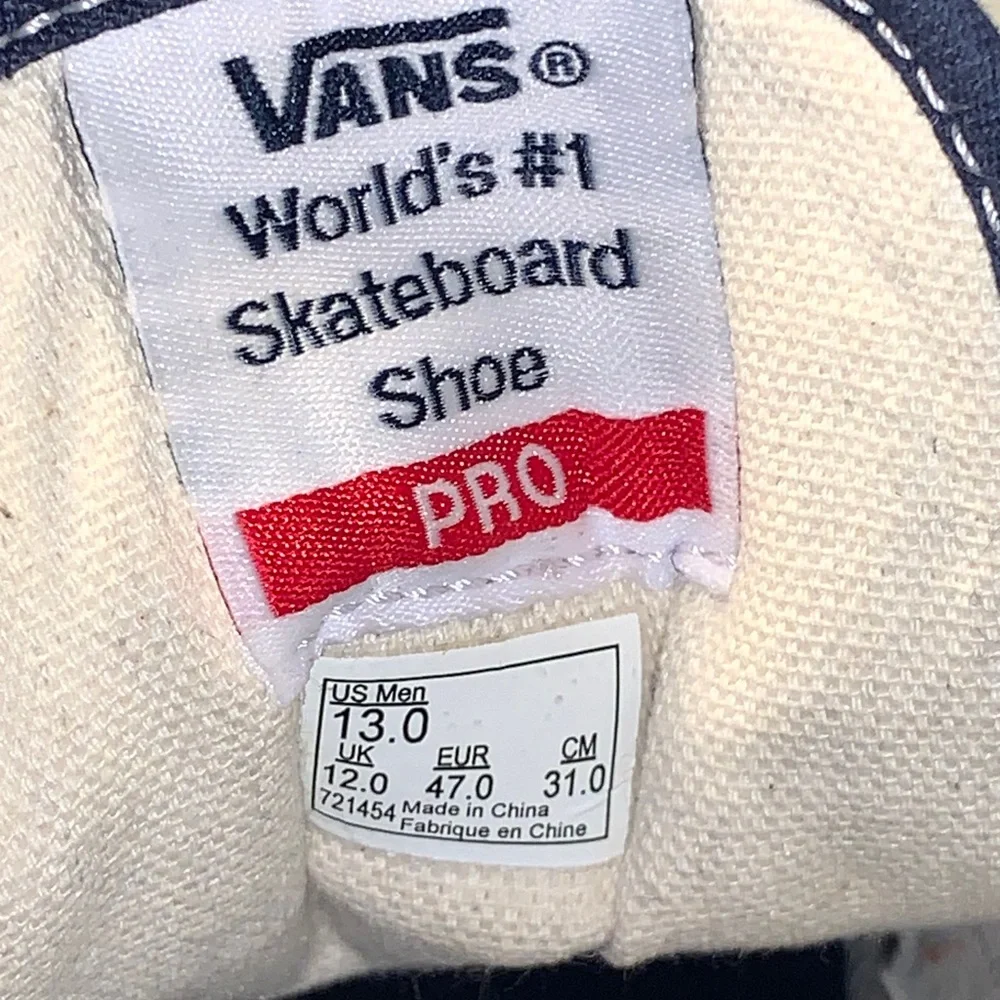 Vans Men’s Old Skool Velcro Navy/White Sneakers